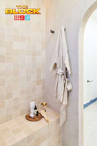 EMBARGO 30/8 The Block 2026 Lisa and Rosco Main Ensuite Reveal