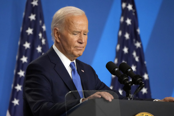 US President Joe Biden made two blunders while speaking in Washington.
