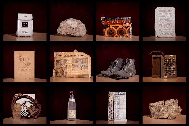 Everyday items which have been found beneath the floorboards and hidden within Buckingham Palace during reservicing works that are ongoing till 2027.