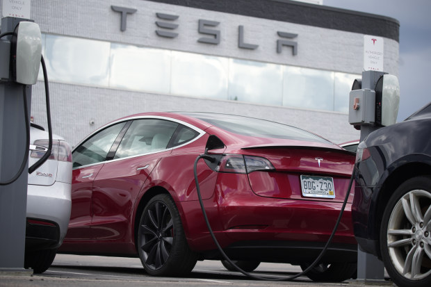 Tesla benefits as oil rises other EV stocks not so much