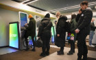 Russians have flocked to banks and ATM machines to withdraw cash after sanctions were announced against Russia. 