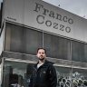 Co-founder of Moondog, Karl van Buuren, the old Franco Cozzo building in Footscray in June.