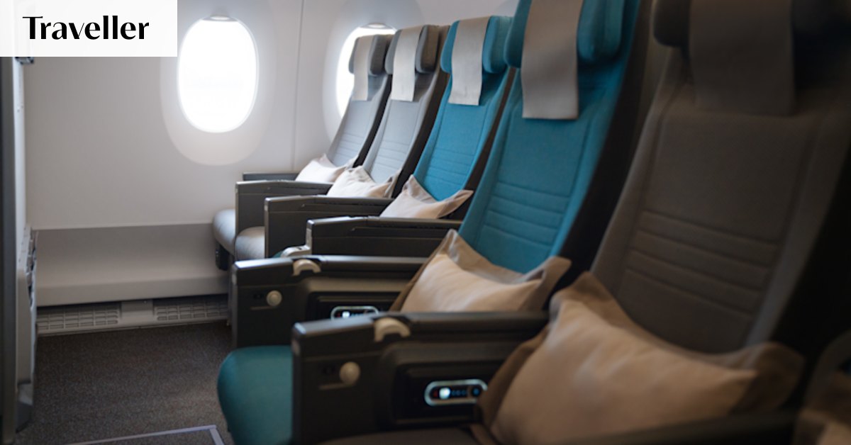 On board the Singapore Airlines plane with the squeeziest seats