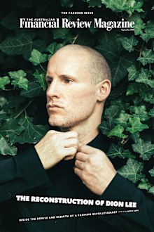 Dion Lee on the cover of the September issue.