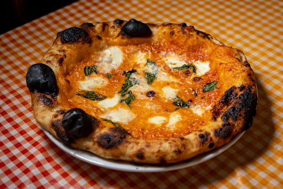 Vodkarella vodka-sauce pizza at Paesino.