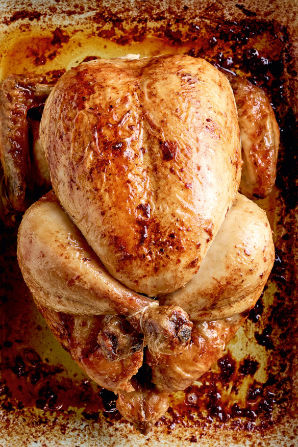 A perfect roast chicken.