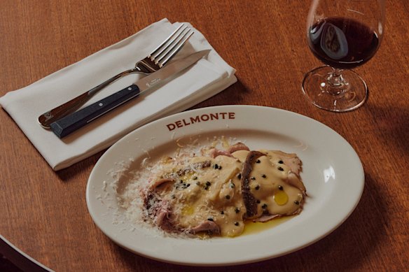 Vitello tonnato is sourced from Donati’s butcher across the road. 
