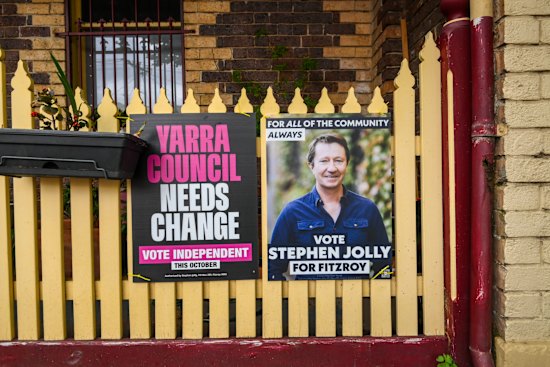 City of Yarra candidate Stephen Jolly has created an alliance of more than 10 independents under the banner Yarra For All.