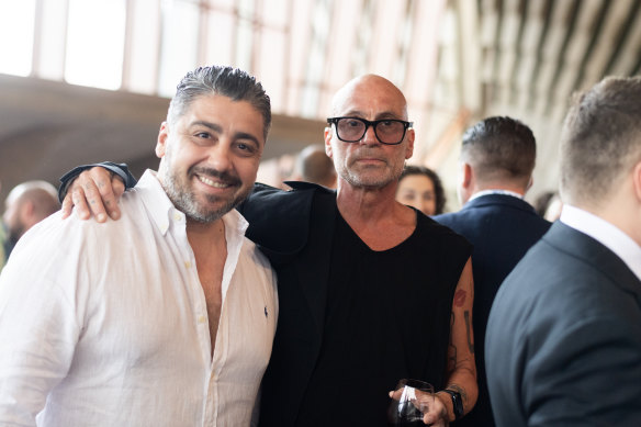 Chef Orazio D’Elia (left) and Icebergs restaurateur Maurice Terzini (right).