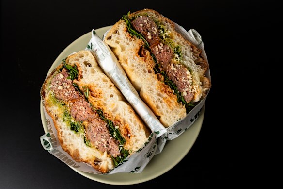 Meatball sandwich (“Number One”).