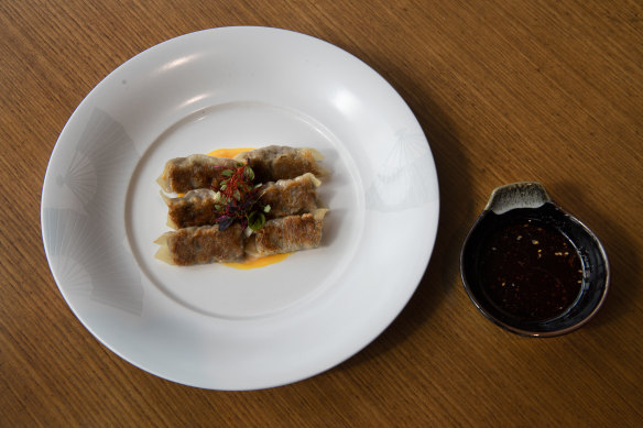 Wagyu gyoza.