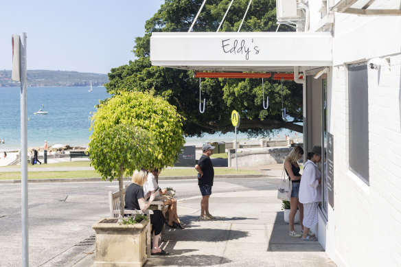Eddy’s by Bathers’ Pavilion has opened at Balmoral.
