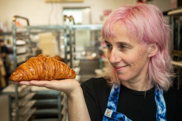 Maaryasha Werdiger taught herself how to bake at home before opening the shop. 