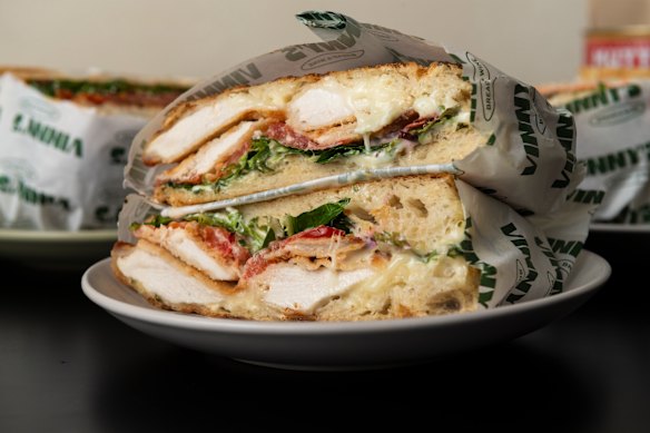 Chicken Cotoletta (“Number seven”). 