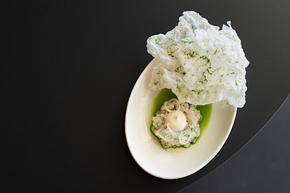 Fish tartare served at Pearla &amp; Co.