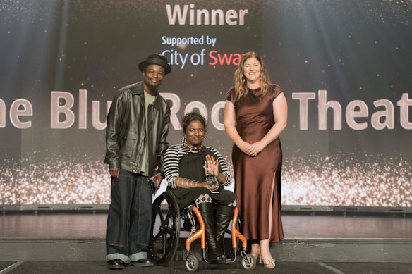 Blue Room Theatre, winners of Best D&amp;I Initiative, Small Business.