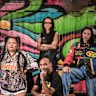 YIRRAMBOI festival of First Nations artists  Nimkish ,Amos Roach, Sherene Stewart and Sky Thomas.
