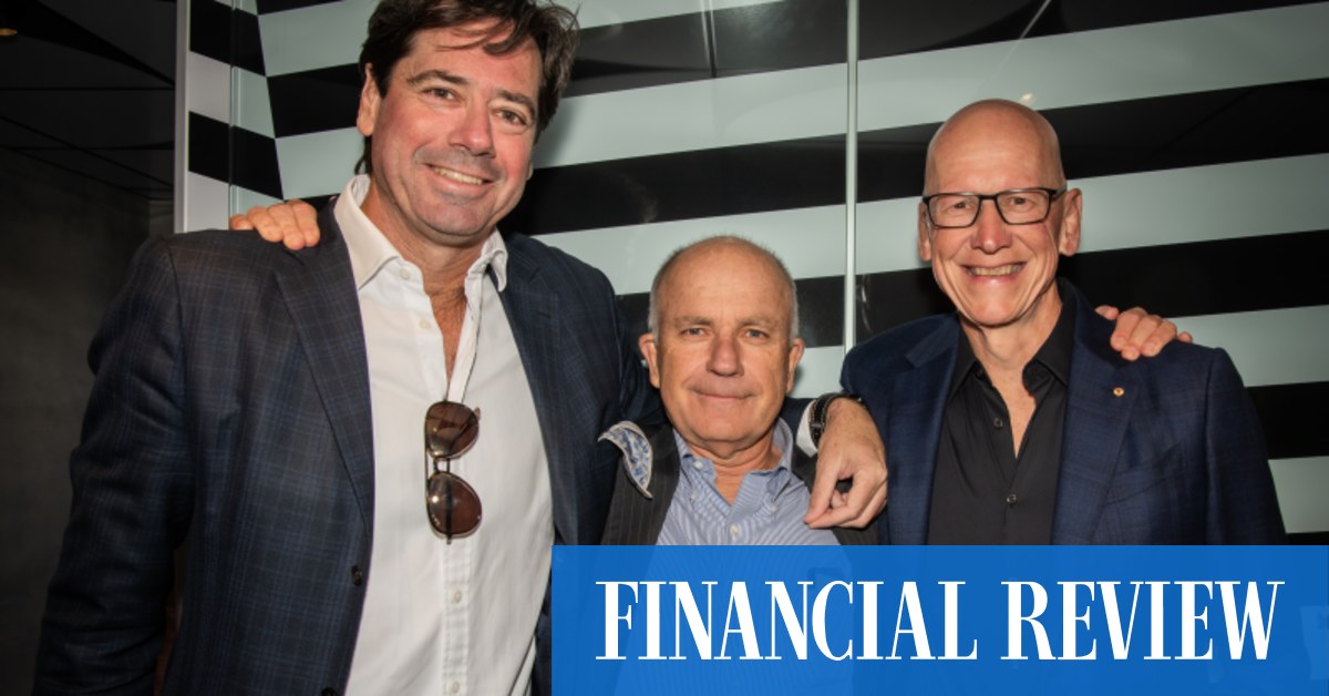 Sohn conference 2022: Solomon Lew, Geoff Wilson, Gil McLachlan, Mark Nelson, David Paradice enjoy MONA dinner - Vimarsana News