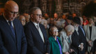 Peter Dutton and Anthony Albanese at the opening  the Melbourne Holocaust Museum