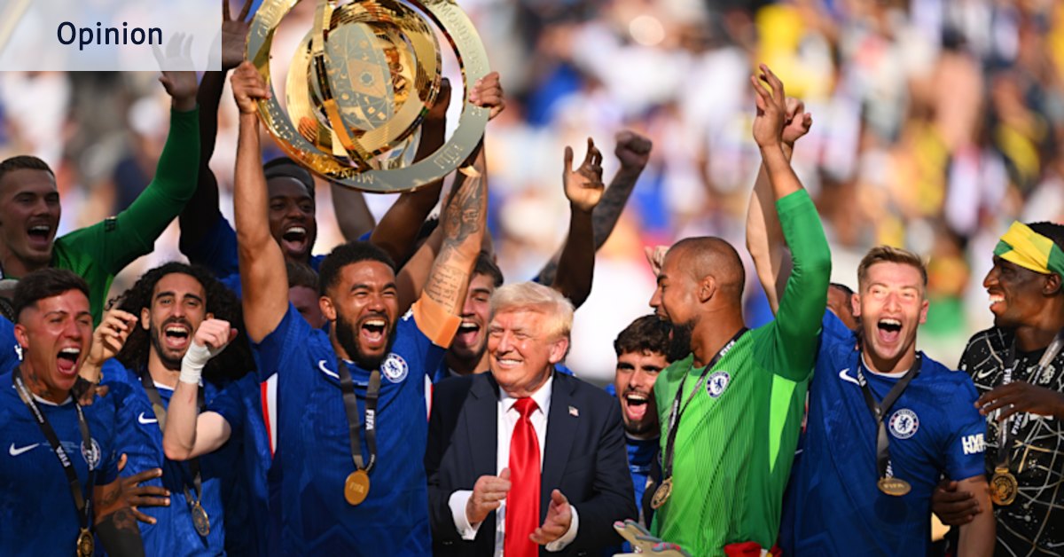 The trophy in Trump’s Oval Office is everything that’s wrong with world football