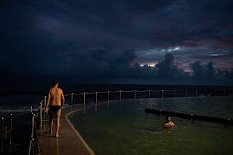 Bronte Baths at Bronte Beach, in Sydney’s eastern suburbs, on Wednesday morning.