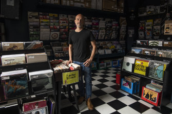Stephan Gyory, owner of the Record Store, was told to turn it down on Saturday nights.