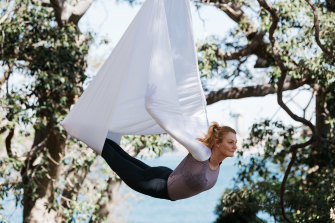 Yoga instructor Fiona Leard said most of her yoga clients were eager to return to face-to-face training after months of training outdoors and in their homes.
