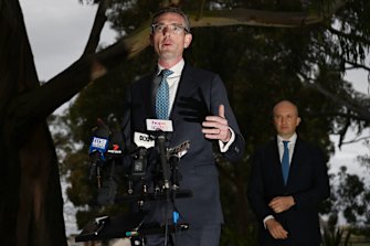 NSW Premier Dominic Perrottet on Tuesday.