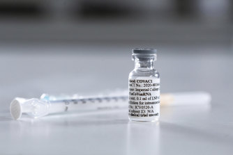 A  COVID-19 vaccine candidate being developed by scientists at Imperial College London.