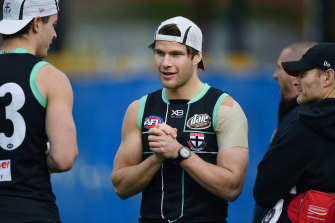 Former Saint and Magpie Nathan Freeman has been in brilliant form in the VFL.