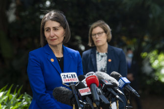 Ms Berejiklian said people should be on high alert as more cases of community transmission were confirmed.