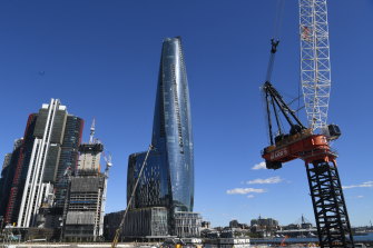 Jewel in the Crown? Maybe. Crown Resorts has been granted interim liquor licences at its Barangaroo tower but is still deemed unsuitable to operate a casino there.