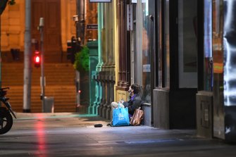 Melbourne streets were quiet leading up to the end of lockdown at midnight.