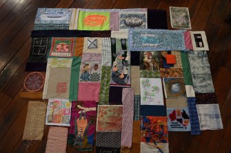 Every quilt distributed by Janet MacFadyen is custom-made. Pictured is a quilt by a National School of Arts group.
