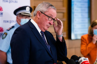 Health Minister Brad Hazzard will make it mandatory for health workers to be vaccinated. 