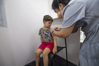 NSW has recorded 6820 flu cases so far this month including more than a quarter of those in children aged under nine. 