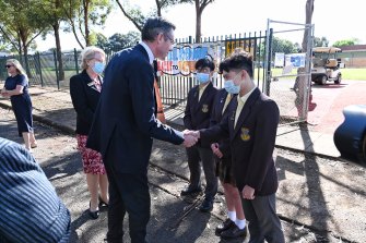 NSW Premier Dominic Perrottet and Minister Sarah Mitchell eased rules around school sport from next week.