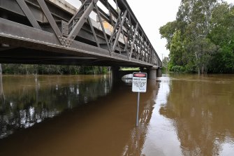 Residents in Forbes have been waiting almost a week for the river to peak.