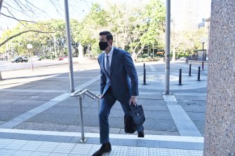 Ben Roberts-Smith arrives at the Federal Court for his defamation trial last week.