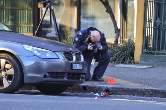 Police are investigating after a 21-year-old was shot in Carlton. 