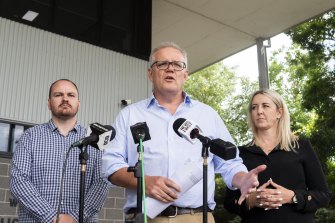 Prime Minister Scott Morrison came under fire for his response to the floods.