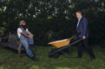 David Anderson, watched on here by Costa Georgiadis. “The thing about my mother is that she was always proud of me and would always tell me that. Proud of me as a person, not for what I did...I know how much it helped me as I grew up.”