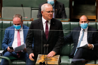 Question time at Parliament House, Canberra on Thursday.