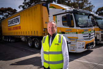 Melbourne-based haulier Glen Cameron is warning that soaring diesel prices will flow on to consumers.