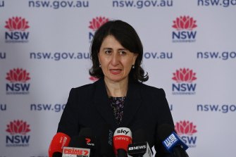 NSW Premier Gladys Berejiklian. 