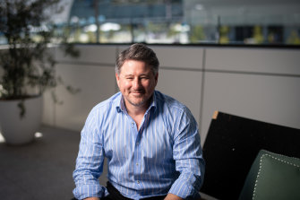 Nine CEO Mike Sneesby. 