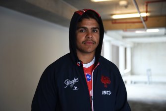 Latrell Mitchell caught up with his NSW and Roosters coaches as well as teammates earlier this week.