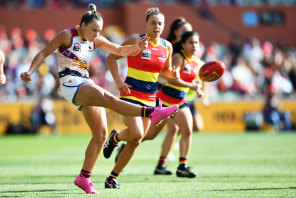 Brisbane’s Emily Bates has played a competition-high 41 games