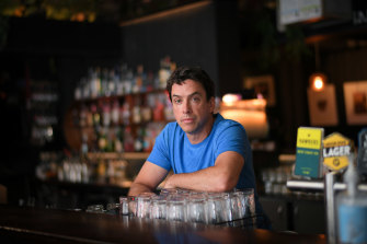 CBD bar owner Luke Delaney is battling severe staff shortages and a lack of consumer demand.