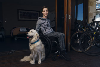 Alex Richter was about to begin year 12 when he fell off his bike and broke his neck.